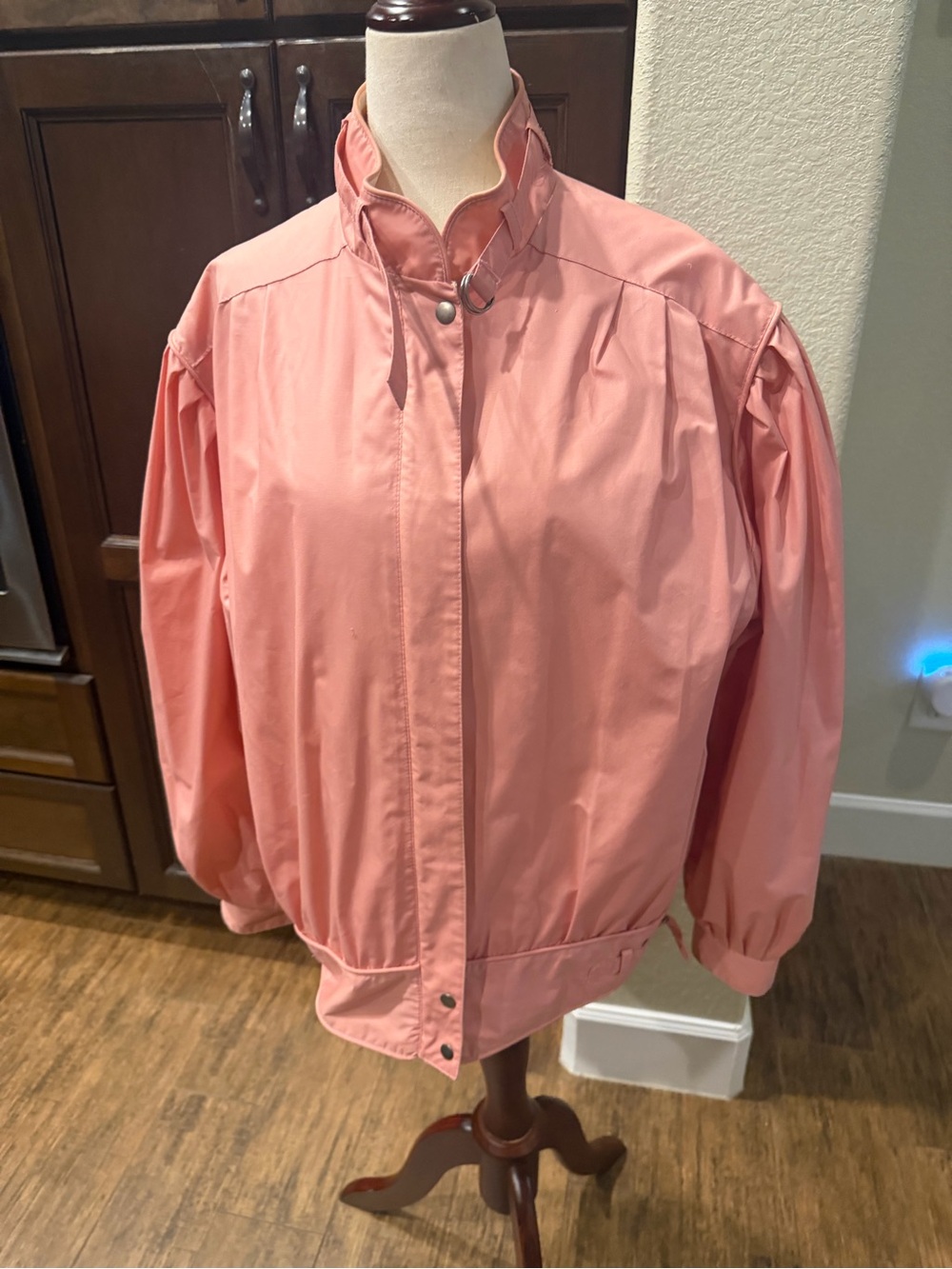Members Only Coral-Pink Bomber Jacket girls 13/14